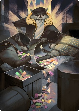 Image of Masked Bandits Art Card [Streets of New Capenna Art Series]