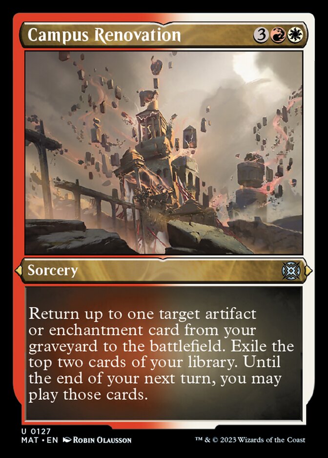 Image of Campus Renovation (Foil Etched) [March of the Machine: The Aftermath]
