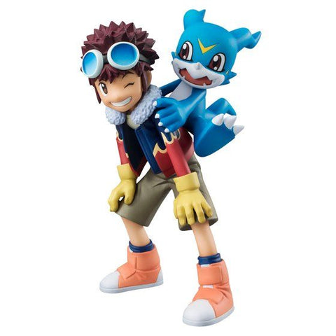 Daisuke Motomiya & V-Mon (Digimon Adventure 02) Anime Figurine