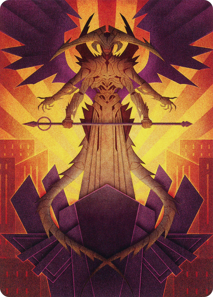 Image of Atraxa, Praetors' Voice Art Card [March of the Machine Art Series]