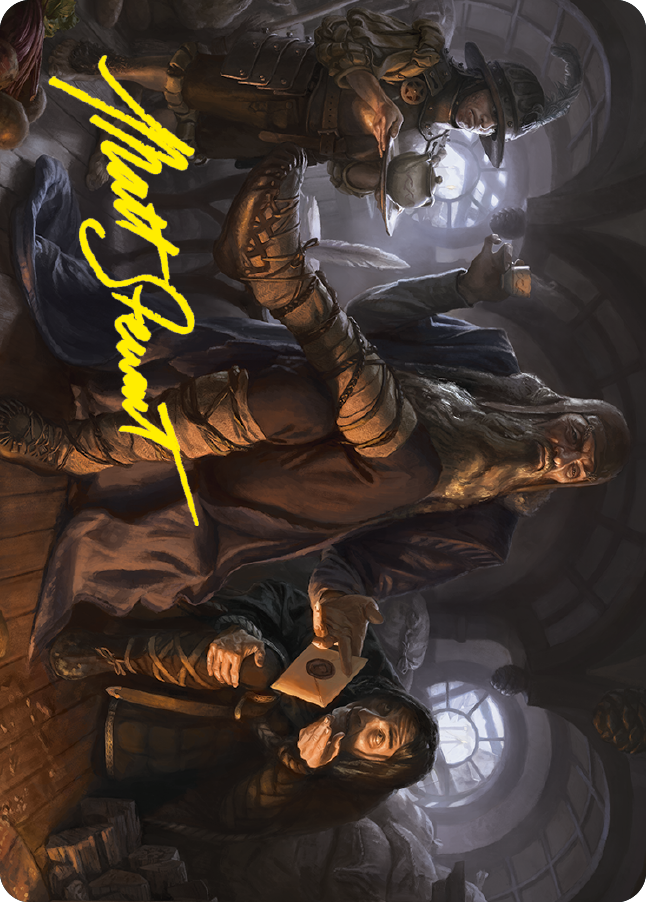 Image of Sharkey, Tyrant of the Shire Art Card (Gold-Stamped Signature) [The Lord of the Rings: Tales of Middle-earth Art Series]
