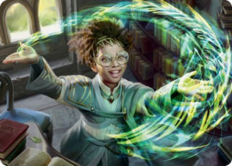 Image of Eureka Moment Art Card [Strixhaven: School of Mages Art Series]