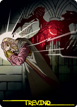 Image of Agonizing Remorse Art Card (Gold-Stamped Signature) [Strixhaven: School of Mages Art Series]