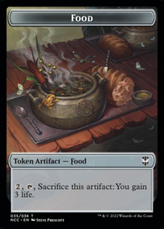 Image of Food // Citizen Double-Sided Token [Streets of New Capenna Commander Tokens]