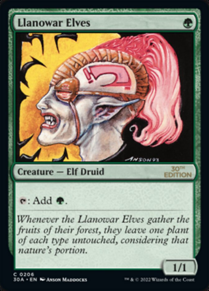 Image of Llanowar Elves [30th Anniversary Edition]