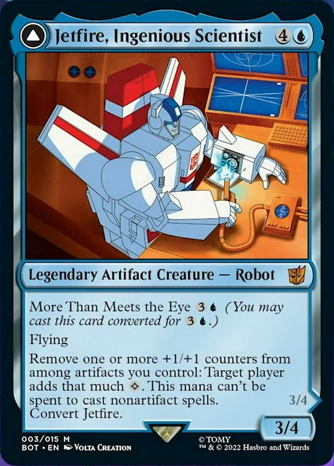 Image of Jetfire, Ingenious Scientist // Jetfire, Air Guardian [Transformers]