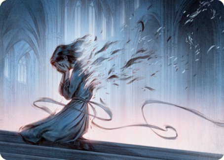 Image of Fading Hope Art Card [Innistrad: Midnight Hunt Art Series]