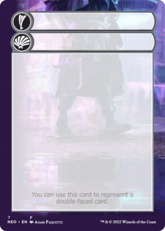 Image of Helper Card (7/9) [Kamigawa: Neon Dynasty Tokens]