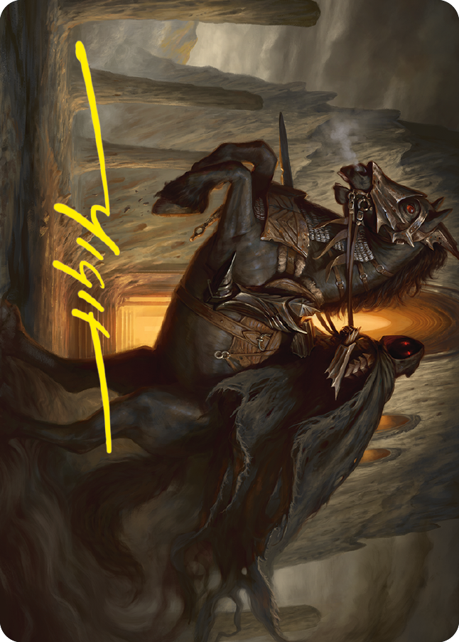 Image of Nazgul Art Card (Gold-Stamped Signature) [The Lord of the Rings: Tales of Middle-earth Art Series]