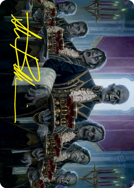 Image of Dying to Serve Art Card (Gold-Stamped Signature) [Innistrad: Crimson Vow Art Series]