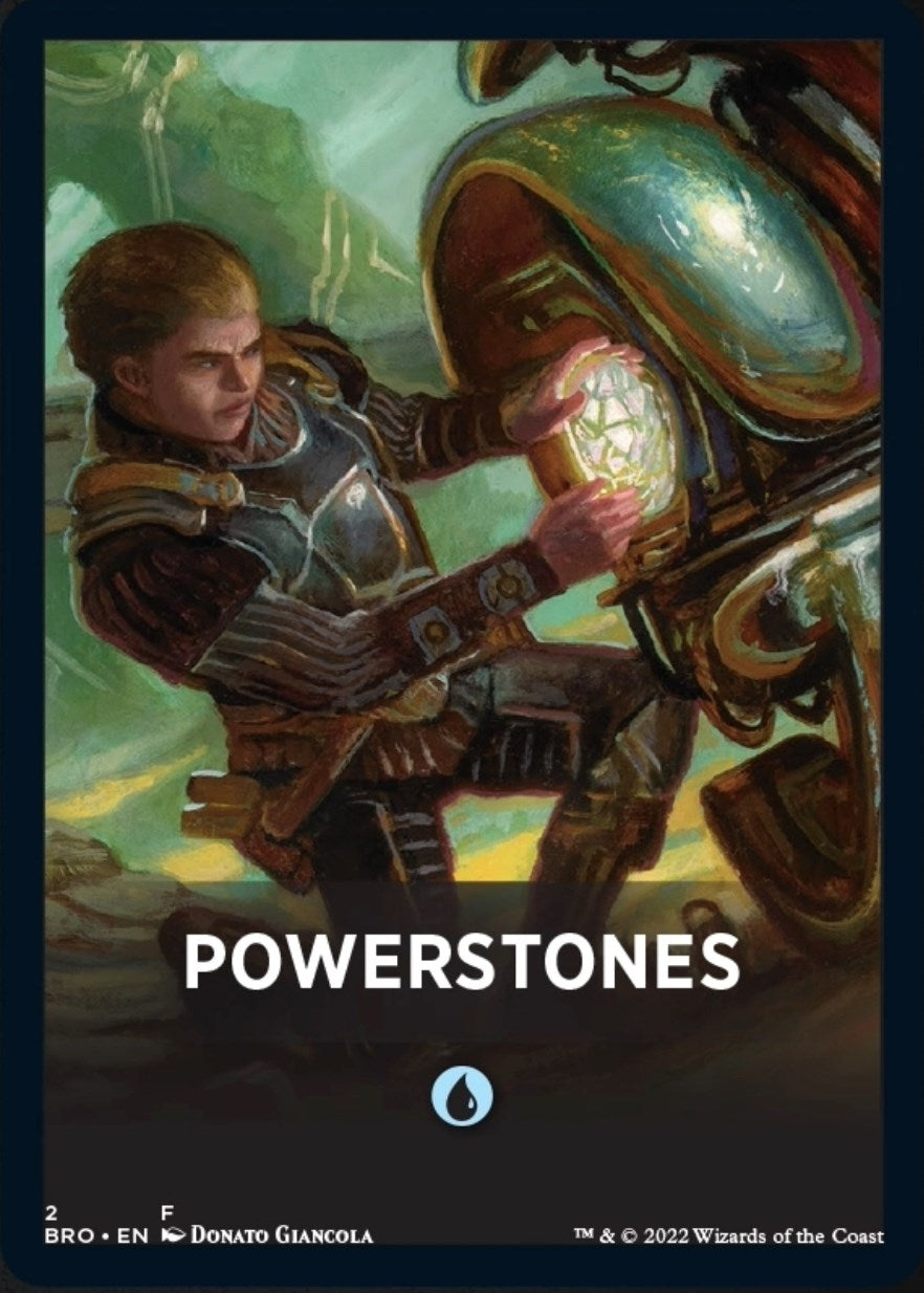 Image of Powerstones Theme Card [The Brothers' War Tokens]