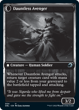 Image of Bereaved Survivor // Dauntless Avenger [Innistrad: Double Feature]