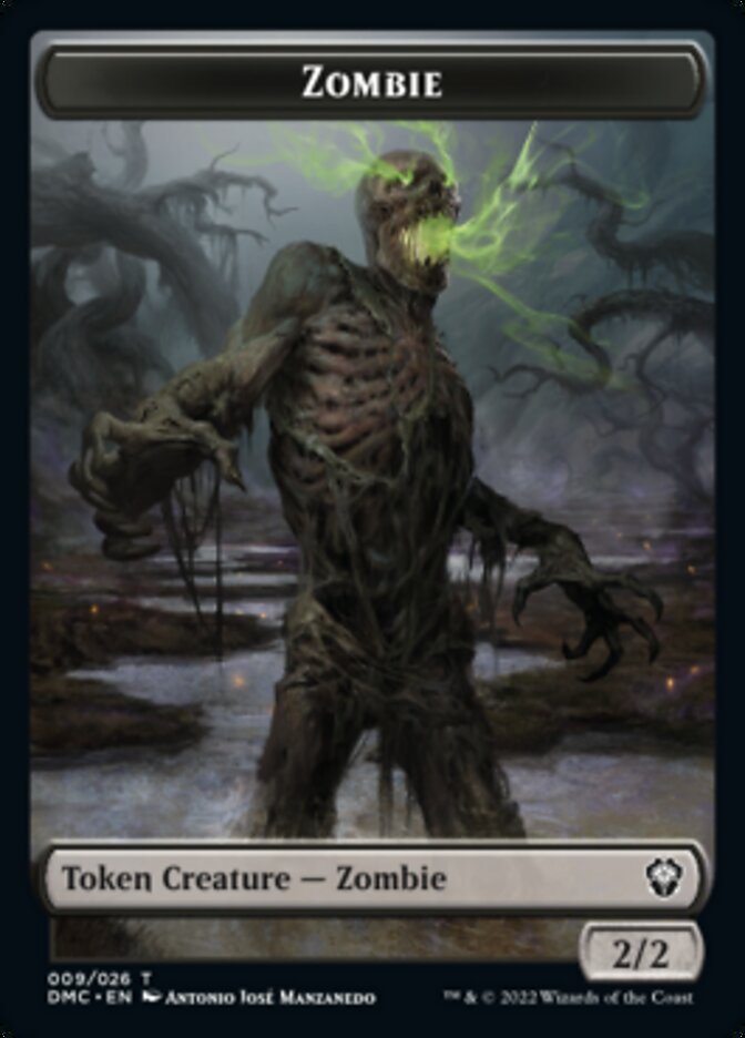 Image of Bird (002) // Zombie Double-Sided Token [Dominaria United Tokens]
