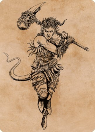 Image of Karlach, Fury of Avernus Art Card (54) [Commander Legends: Battle for Baldur's Gate Art Series]