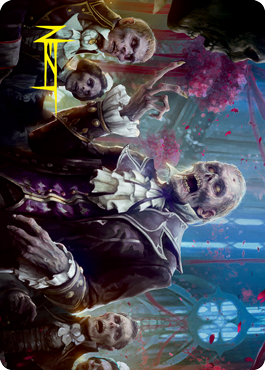 Image of Undead Butler Art Card (Gold-Stamped Signature) [Innistrad: Crimson Vow Art Series]