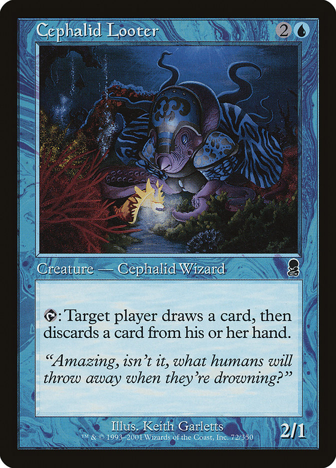 Image of Cephalid Looter (Misprinted) [Odyssey]