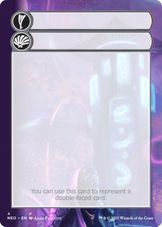 Image of Helper Card (4/9) [Kamigawa: Neon Dynasty Tokens]