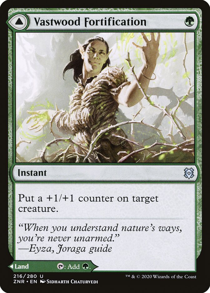 Image of Vastwood Fortification // Vastwood Thicket [Zendikar Rising]