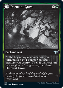 Image of Dormant Grove // Gnarled Grovestrider [Innistrad: Double Feature]
