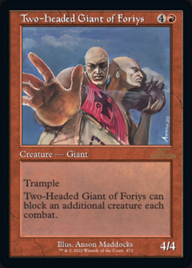 Image of Two-Headed Giant of Foriys (Retro) [30th Anniversary Edition]