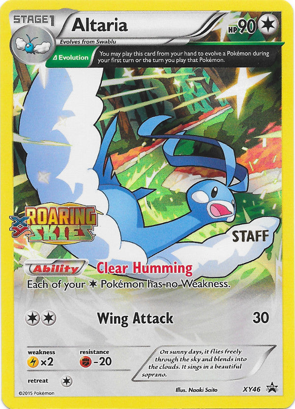Image of altaria (roaring skies staff Promo) (NM)