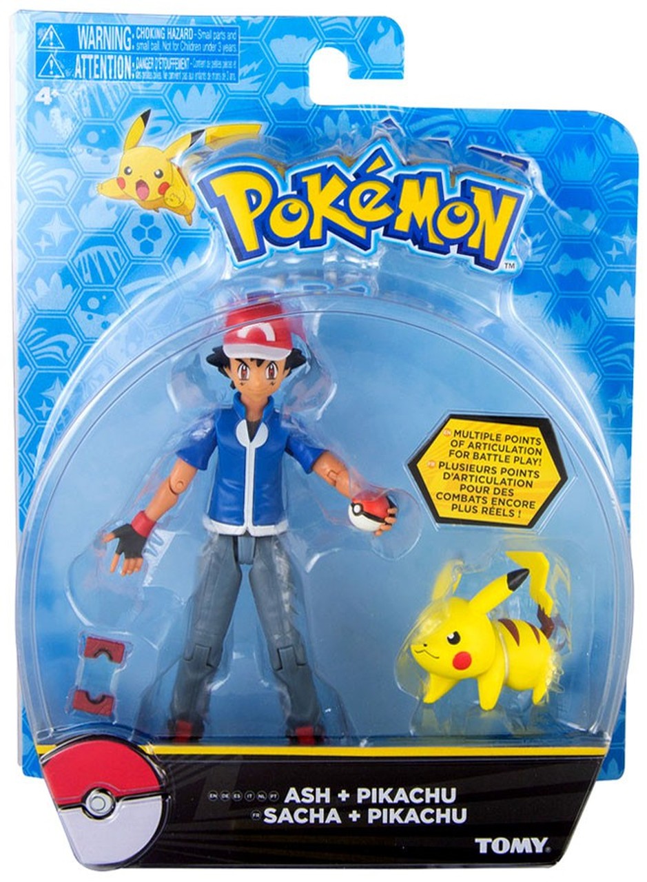 Image of Ash + Pikachu Figure
