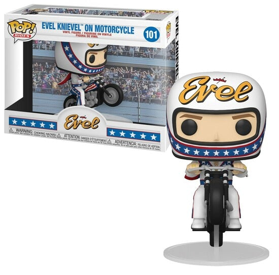 Image of Evel #101 (Evel Knievel on Motercycle Pop! Rides)