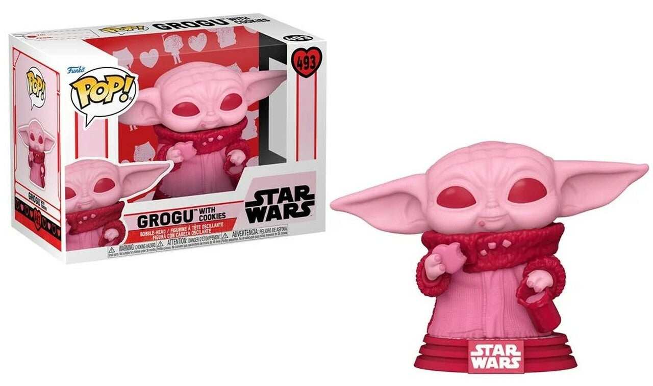 Image of Grogu With Cookies #493 (Pop! Funko Star Wars: Valentines)