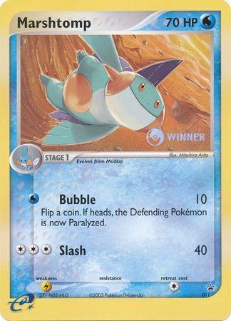 Image of Marshtomp (011) (Jumbo Card) [Nintendo: Black Star Promos]
