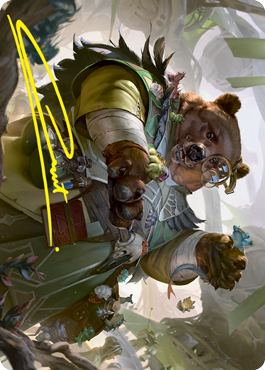 Image of Professor of Zoomancy Art Card (Gold-Stamped Signature) [Strixhaven: School of Mages Art Series]