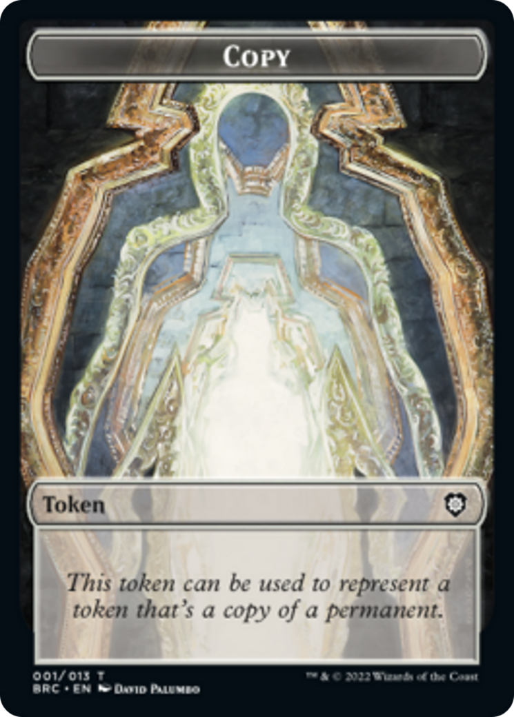 Image of Copy // Powerstone Double-Sided Token [The Brothers' War Commander Tokens]