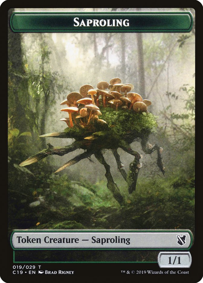 Image of Saproling Token [Commander 2019 Tokens]