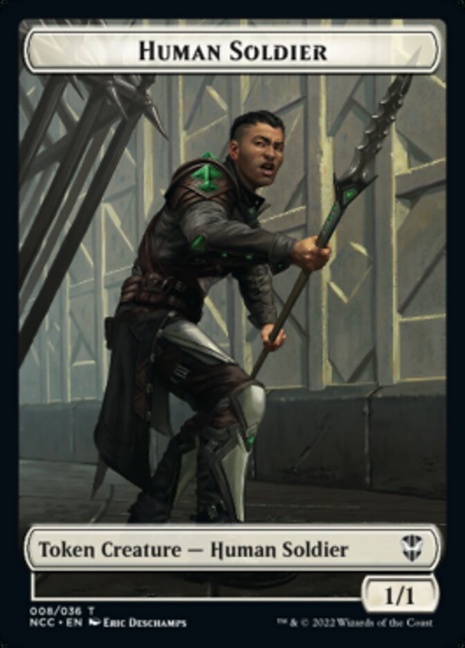 Image of Eldrazi // Human Soldier Double-Sided Token [Streets of New Capenna Commander Tokens]