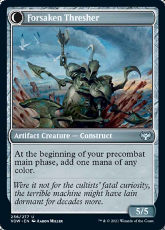 Image of Foreboding Statue // Forsaken Thresher [Innistrad: Crimson Vow]