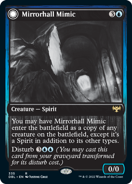 Image of Mirrorhall Mimic // Ghastly Mimicry [Innistrad: Double Feature]