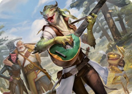 Image of Wandering Troubadour Art Card [Dungeons & Dragons: Adventures in the Forgotten Realms Art Series]