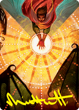 Image of Grapeshot Art Card (Gold-Stamped Signature) [Strixhaven: School of Mages Art Series]