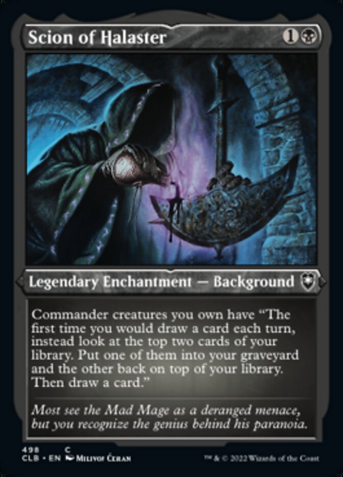 Image of Scion of Halaster (Foil Etched) [Commander Legends: Battle for Baldur's Gate]