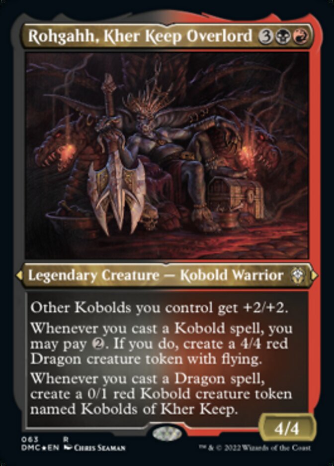 Image of Rohgahh, Kher Keep Overlord (Foil Etched) [Dominaria United Commander]