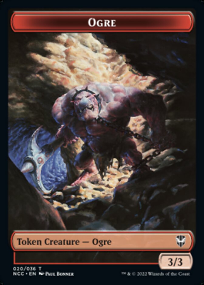 Image of Ogre // Insect Double-Sided Token [Streets of New Capenna Commander Tokens]