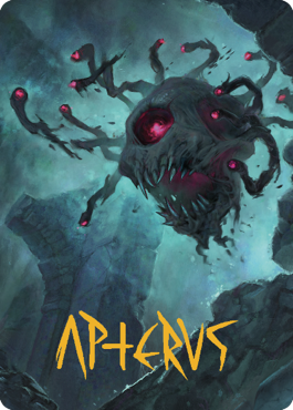 Image of Ghastly Death Tyrant Art Card (Gold-Stamped Signature) [Commander Legends: Battle for Baldur's Gate Art Series]