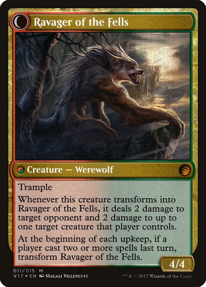 Image of Huntmaster of the Fells // Ravager of the Fells [From the Vault: Transform]