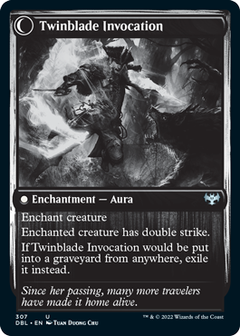 Image of Twinblade Geist // Twinblade Invocation [Innistrad: Double Feature]