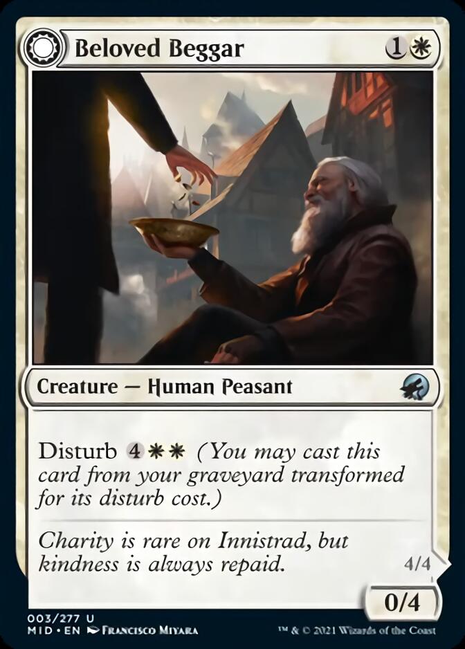 Image of Beloved Beggar // Generous Soul [Innistrad: Midnight Hunt]