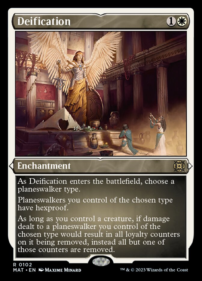 Image of Deification (Foil Etched) [March of the Machine: The Aftermath]