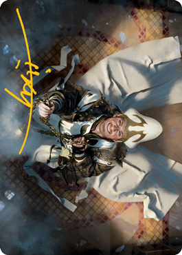 Image of Jerren, Corrupted Bishop Art Card (Gold-Stamped Signature) [Innistrad: Midnight Hunt Art Series]