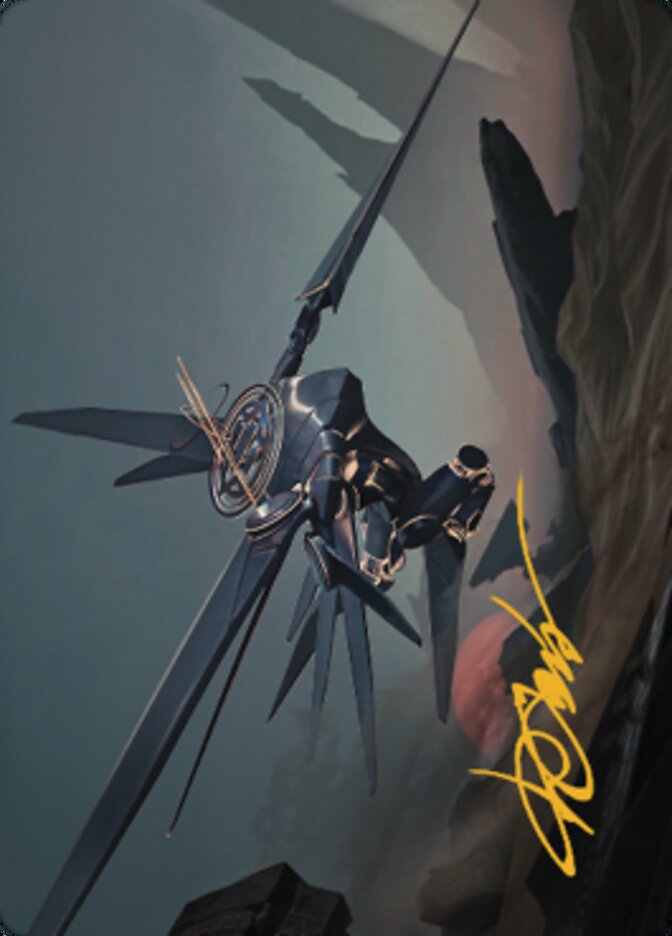Image of Steel Seraph Art Card (Gold-Stamped Signature) [The Brothers' War Art Series]