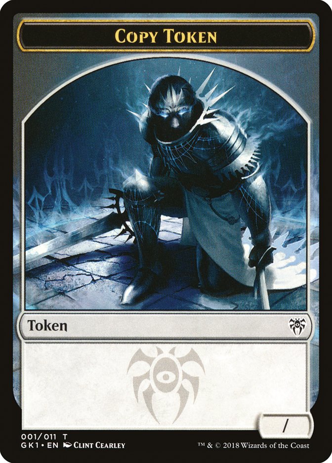 Image of Copy // Horror Double-Sided Token [Guilds of Ravnica Guild Kit Tokens]