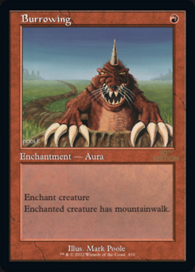 Image of Burrowing (Retro) [30th Anniversary Edition]