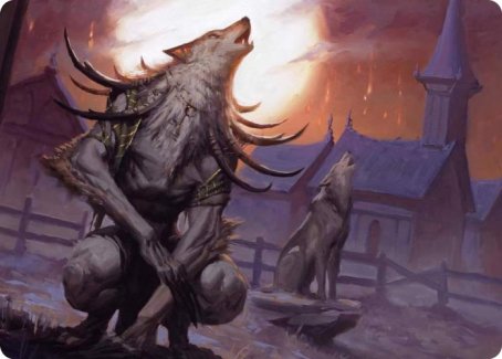 Image of Lord of the Ulvenwald Art Card [Innistrad: Midnight Hunt Art Series]